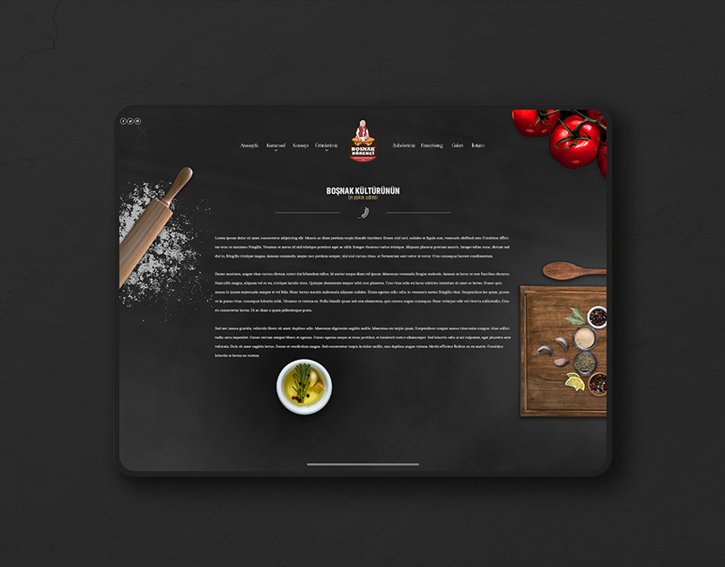 Boşnak Börekçi Web Design